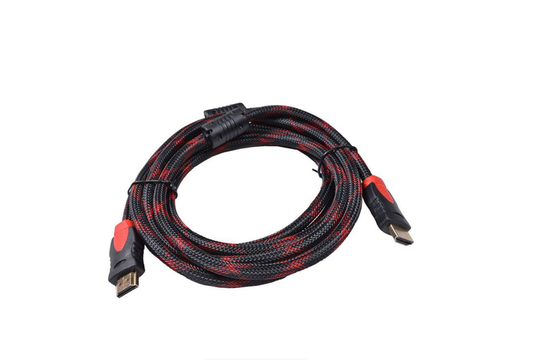 HDMI Cable Braided 3m Black &amp; Red