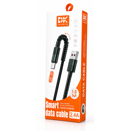 USB to Type-C Data & Fast Charging Cable 1M Image