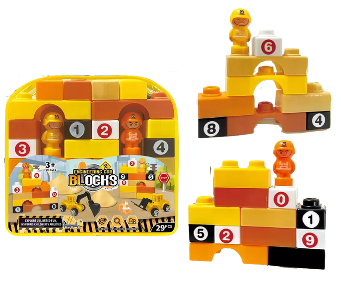Educational Engineering, Police, Fire Fighting Building Block - 29 Piece