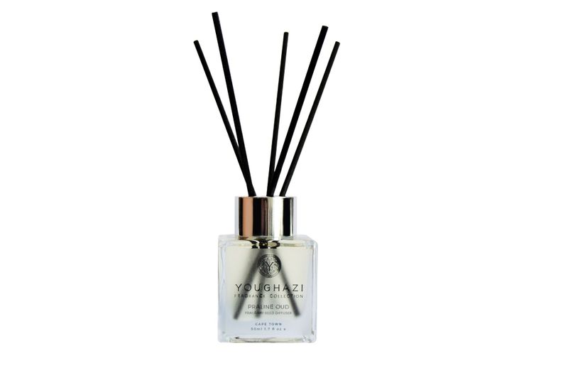 Youghazi Mini Luxury Reed Diffuser Praline Oud 50ml (with reed sticks)