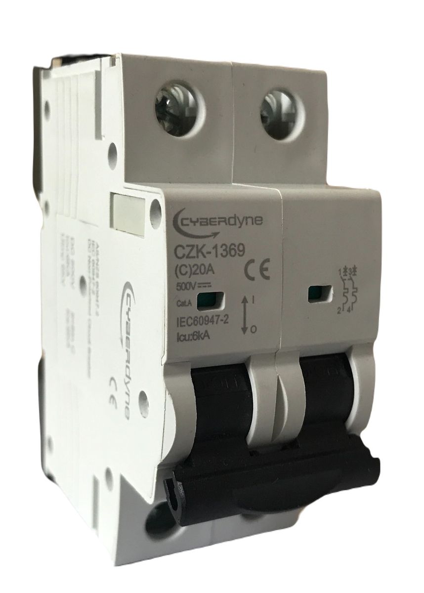 DC No-Polarity Miniature Circuit Breaker ( 20A )