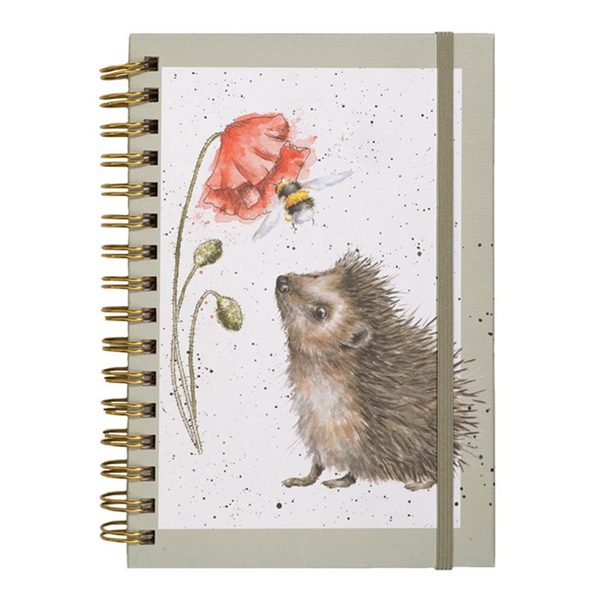 A5 Hedgehog Notebook - "Busy as a Bee