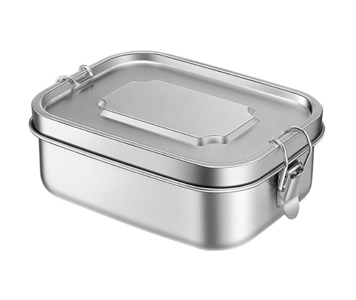 Lunchbox, 304 Stainless Steel, Three-Compartment Design, Easy to Clean