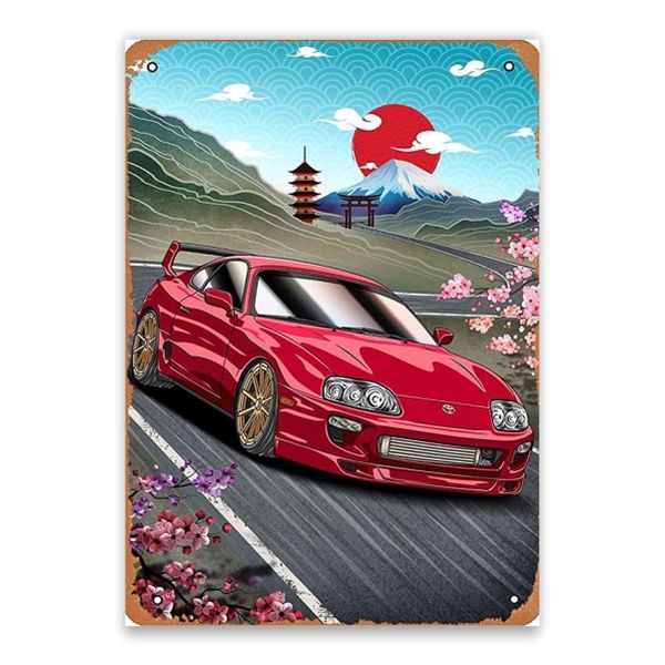 Toyota Japan Cartoon Poster - A1