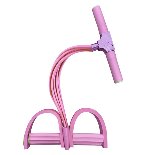 Multifunctional Tension Rope Yoga Pedal Puller Resistance Band Purple