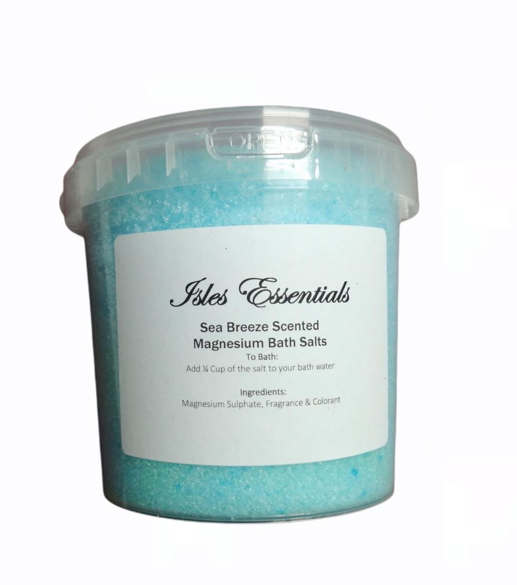 1kg Magnesium Bath Salts Sea Breeze Scented Shop Today. Get it