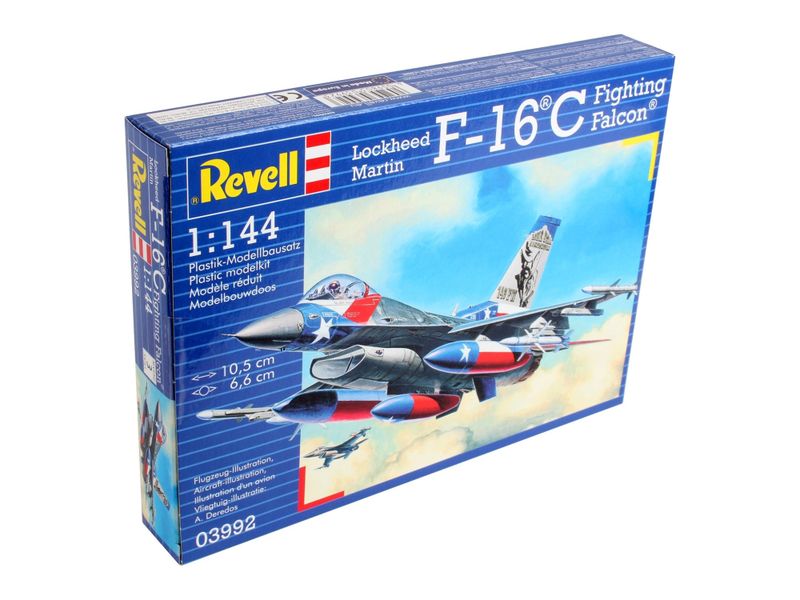 Revell 1/144 Lockheed Martin F-16C Fighting Falcon Plane Plastic Model Kit