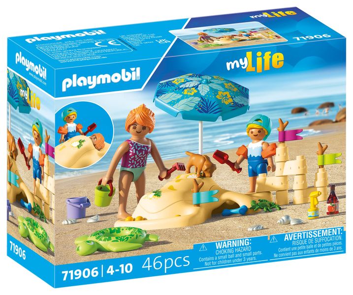 Playmobil Vacation on the Beach - Family Fun at the Beach - 46 Pieces