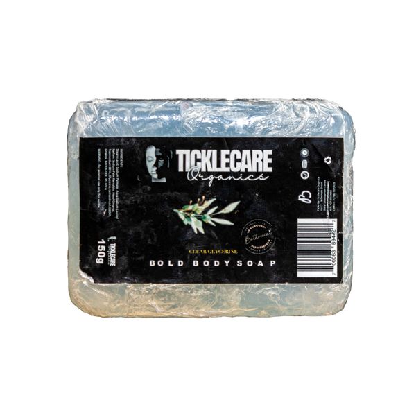 Ticklecare Organics 6 x 150g Bold Body Soap -Clear Glycerine