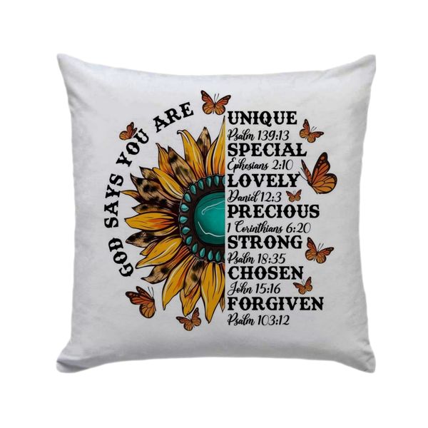 God Says Decor Pillow 30cm X 30cm