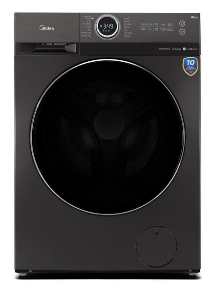 Midea 10kg Front Loader Washing Machine - Inverter 1400rpm - Titanium