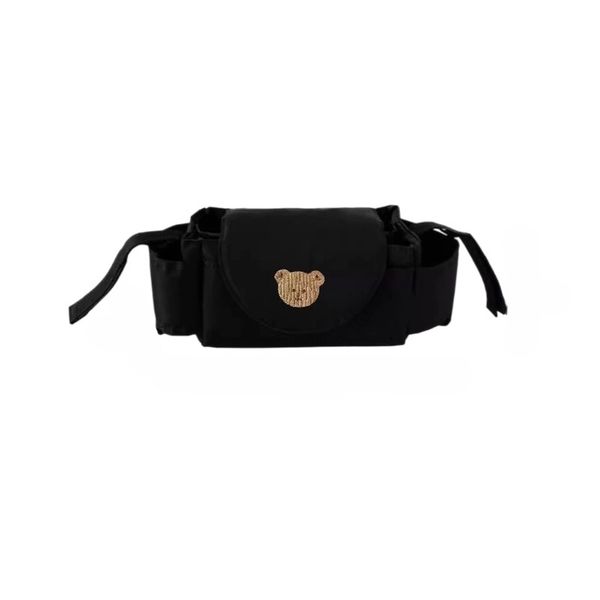 Baby Stroller Hanging Bag Bear Kids Car Storage Basket Hanging Bag