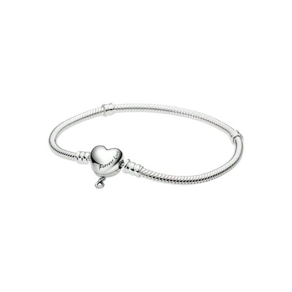 Beaded Forever Love Charm Bracelet 16cm - Silver