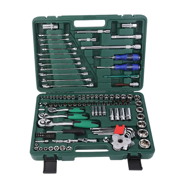 121 Pcs Professional Drive Socket Mechanic Hand Tool Set