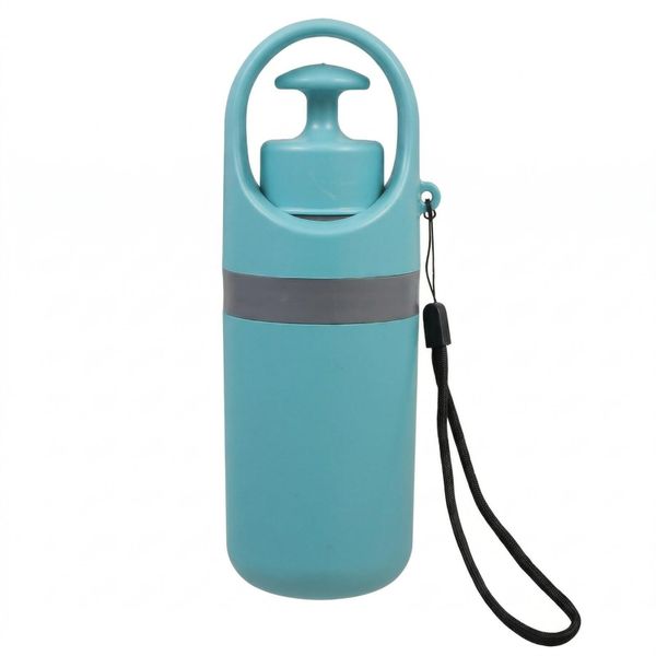 Portable Pet Pooper Scooper with Large Capacity and Bag Hook - Blue