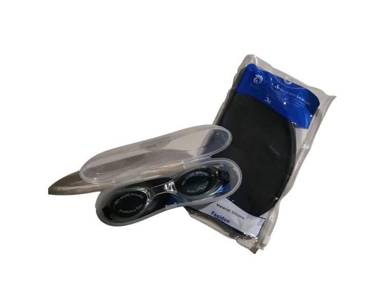 Swimming Cap with Goggles