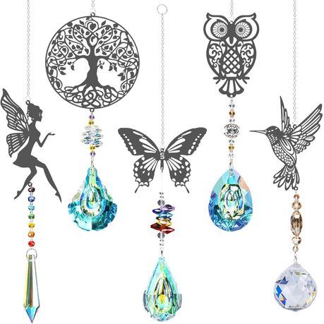 Suncatcher Crystal Wind Chimes,Hanging for Home, Garden, Outdoor Decoration Image