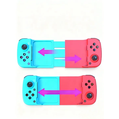 Blue/red wireless gamepad, compatible with Android/iPhone, PC Image
