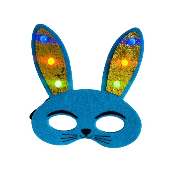 Kids LED Light Up Easter Bunny Mask