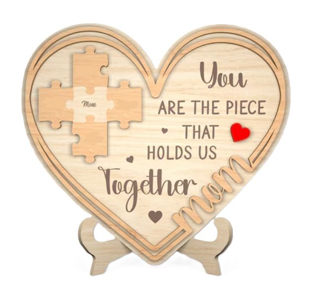 Mom Heart - Piece That Holds Us Together