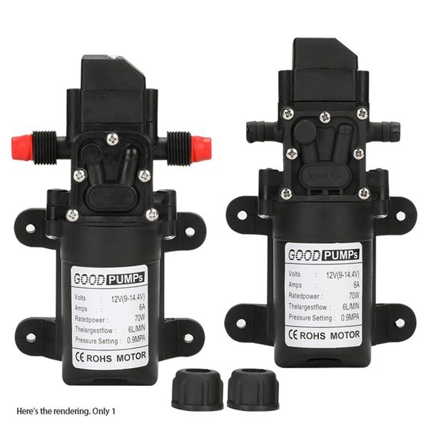 1 Pcs Auto Switch 6L/Min Auto Diaphragm Water Compatible with Universal