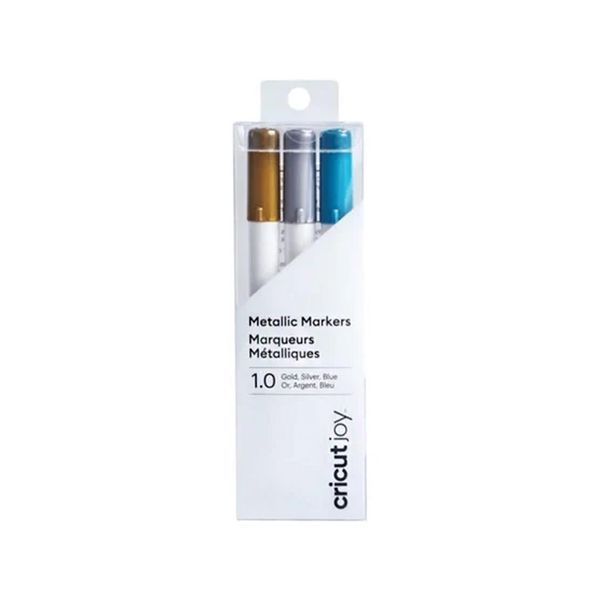 Cricut Joy 3-pack Medium Point Markers Gold Silver Blue 2008071