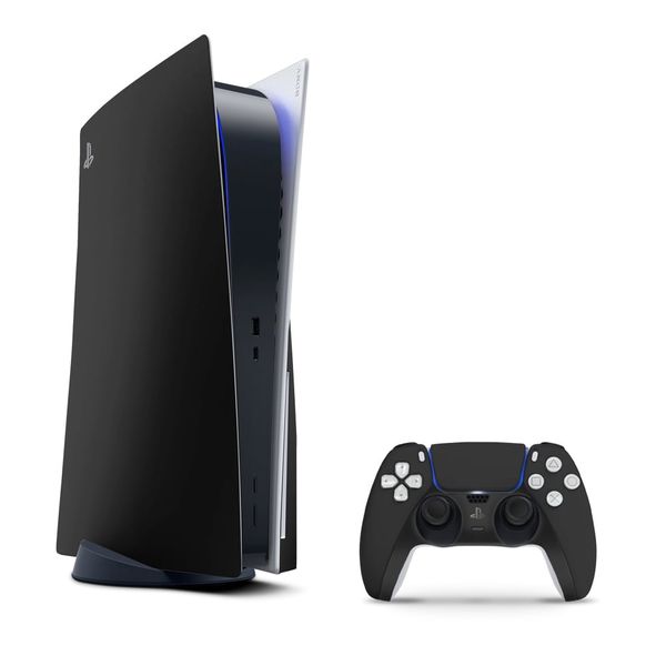 Decal Skin Compatible with PS5 (Disc) - Matt Black 2024 (Decal Only)