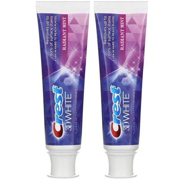 Crest 3D White Luxe Toothpaste - 2 Pack (Radiant Mint)
