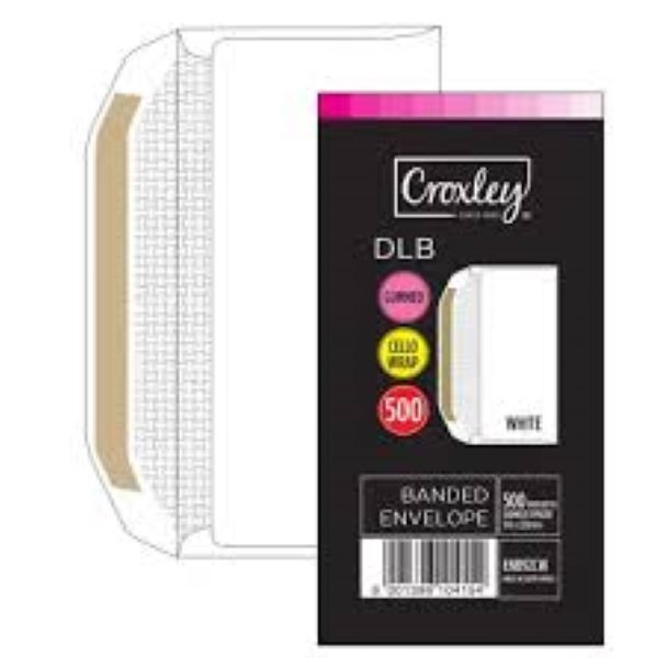 Croxley Cello 25 Wove Envelope - White