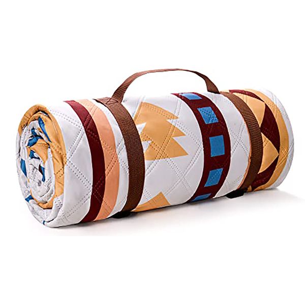 Large Waterproof Picnic blanket 2x3m,Beach blanket with Carry Handle