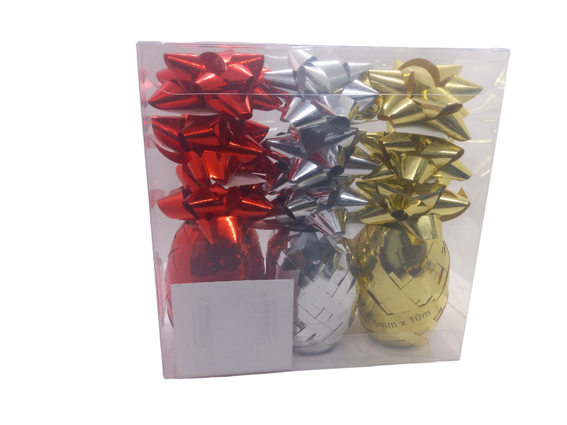 Santa's choice 9 Bows and 3 ribbons( 5 x 10mm)