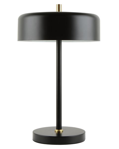 Bright Star Contemporary Table Lamp with Drum Shade