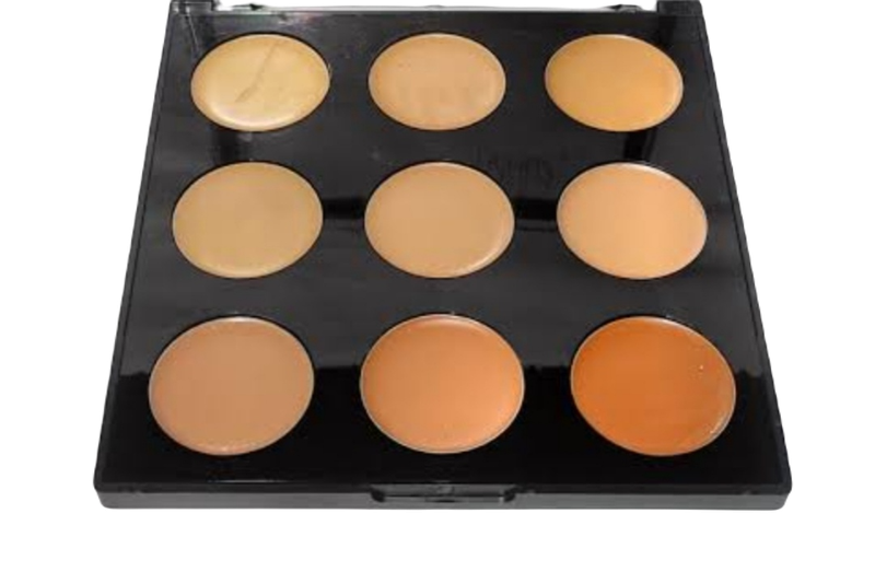 Concealer Make Up Colour - 9 Different Colours In a Palette - 2 Piece Set