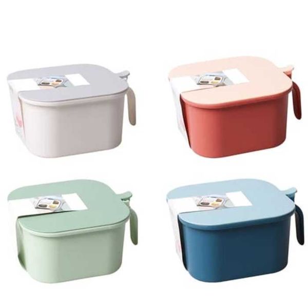 Set of 4 Multifunctional Seasoning Box With 4 Compartments