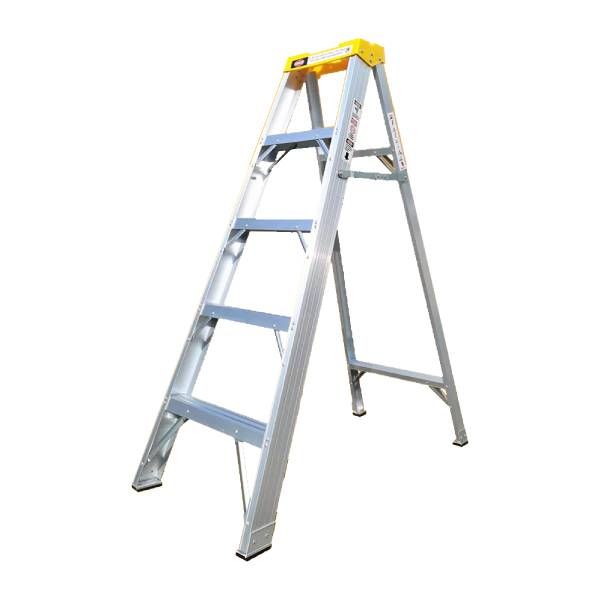 ZYS - 5 Step Folding Ladder A-Frame - Heavy Duty With Tool Tray - 1.5m