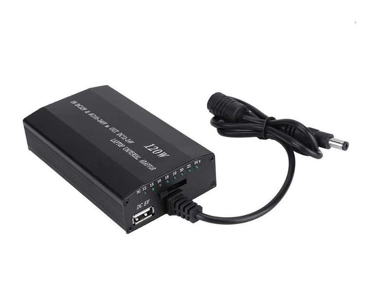 Laptop Universal Car And Home Power Adaptor Dc 12-24V - 120W