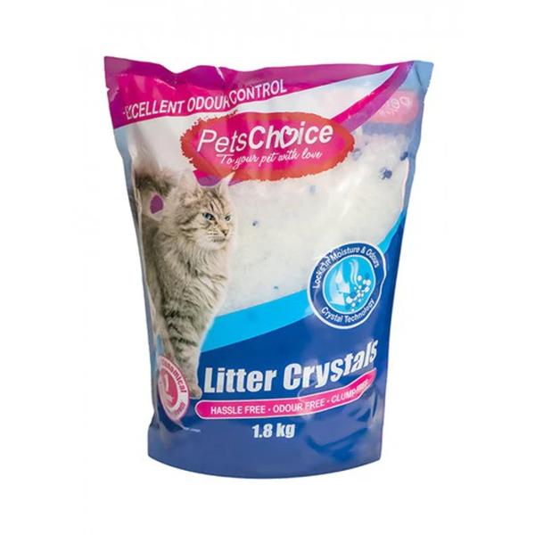Pets Choice - Silica Cat Litter Micro Crystals 1.8kg