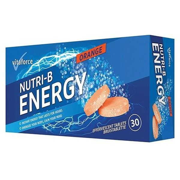 Marpemed - Vitaforce Nutri-B Energy Effervescents Orange 30 | Buy ...