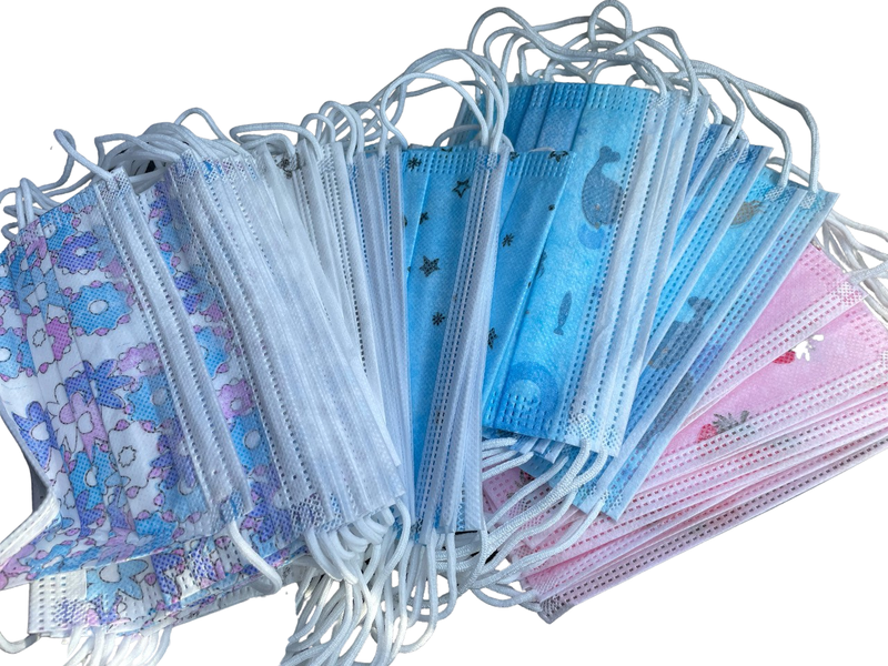 Face Masks - Kids Disposable Masks - Pack of 50