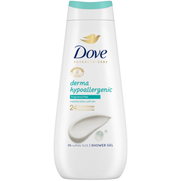 Dove Hypoallergenic Body Wash 400ml x 2