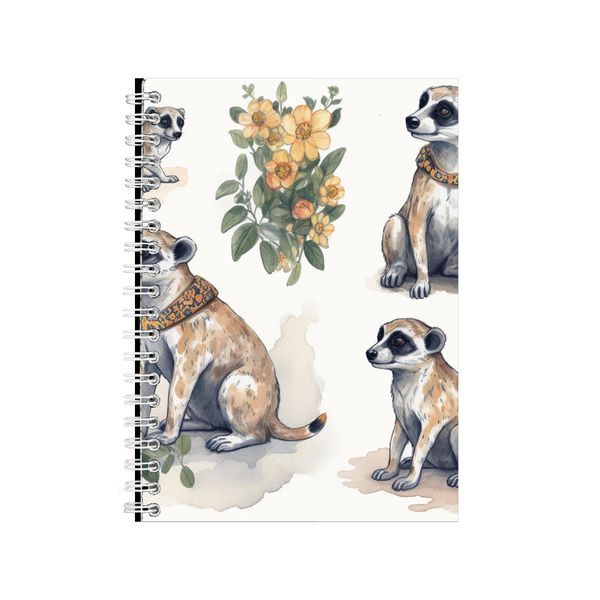 MEERKAT Watercolor A5 Notepad Present Idea