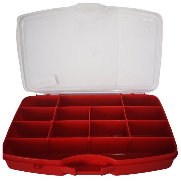 Port-Bag - Toolbox - Red - 12 Compartments