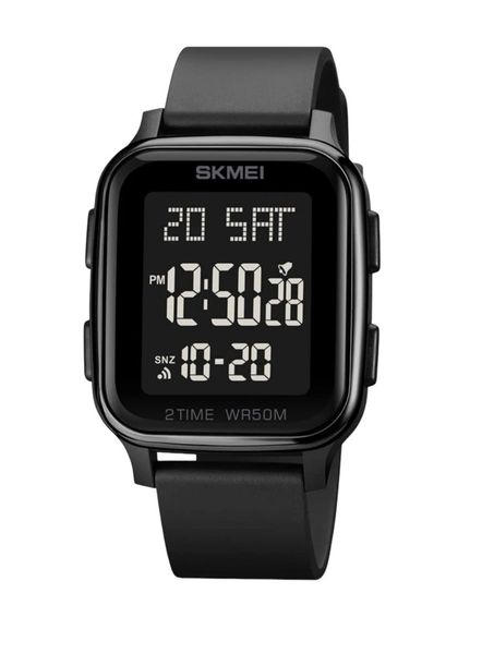 Men's Digital Military Square Analog Quartz Sport Wrist Watch