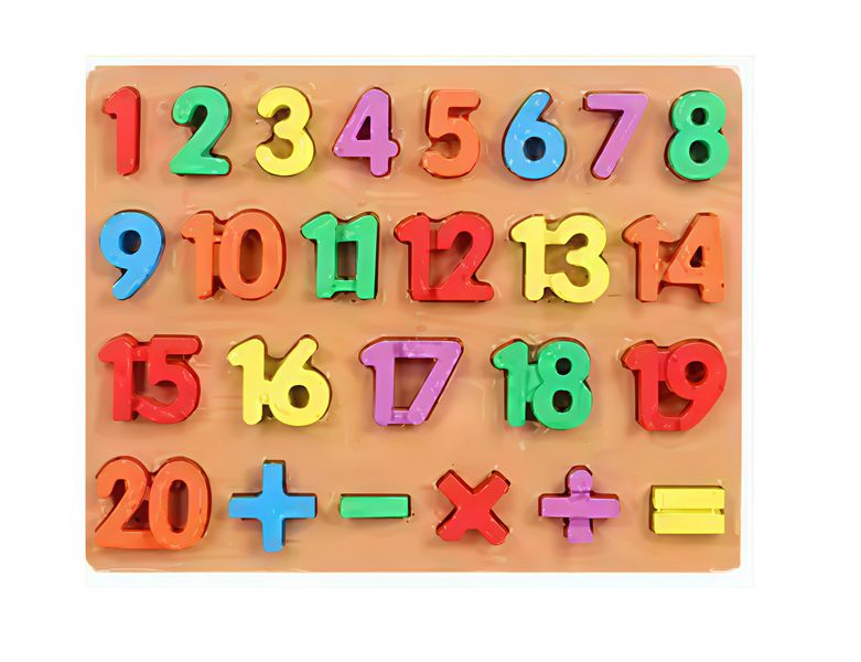 Baby Wooden Toy Puzzle wooden Number Wooden Puzzles Toddlers