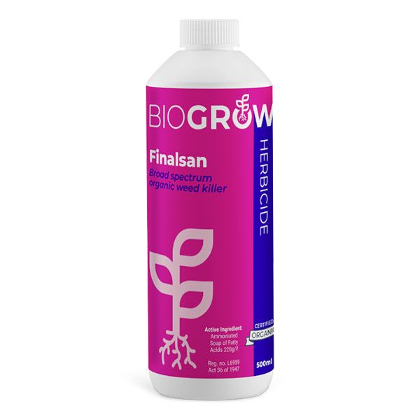 BioGrow Finalsan - 500ml - Natural Herbicide, Moss &amp; Algae killer
