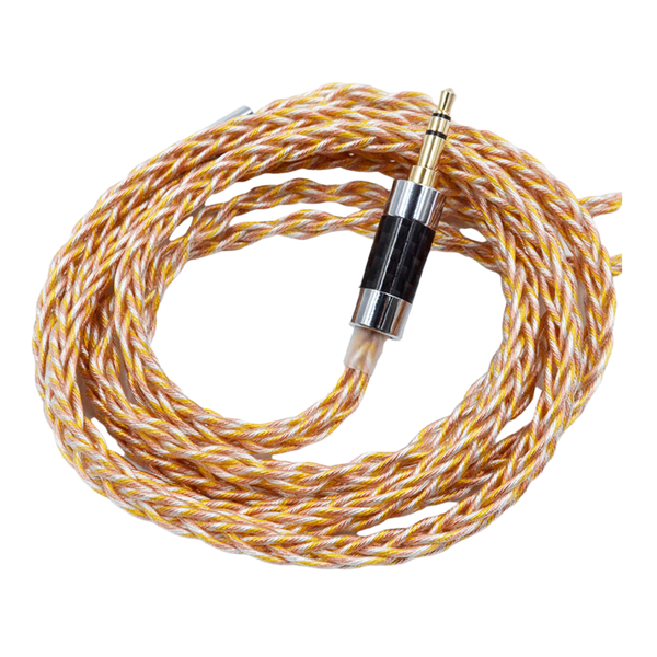 KZ Gold, Silver &amp; Copper Mixed Upgrade Cable - For ZSN Pro &amp; ZS10 Pro