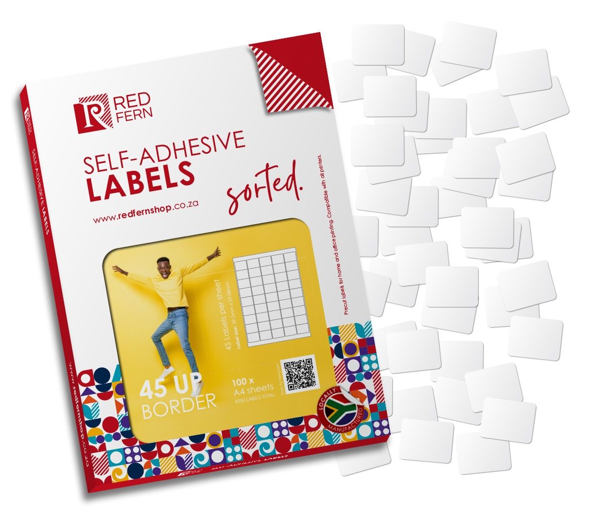 Redfern Border 45up A4 Inkjet Laser Labels 10 Sheets Shop Today. Get