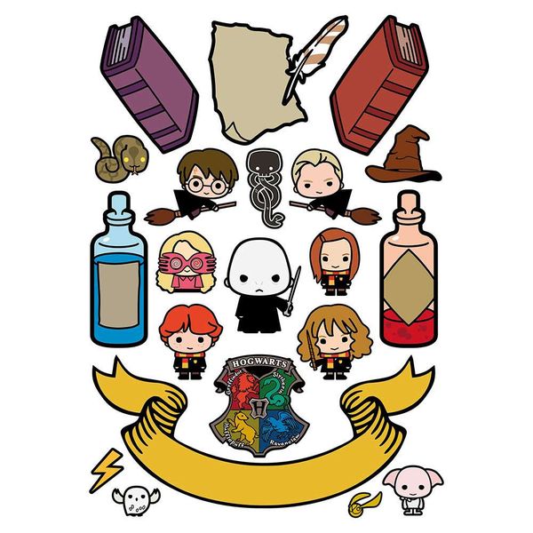 Official Harry Potter Fridge Magnet Set