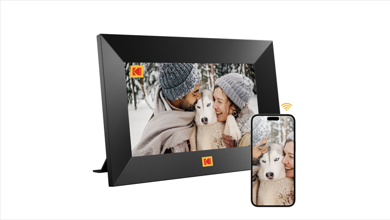 KODAK 7-Inch Digital Photo Frame Wi-Fi Enabled (Black)