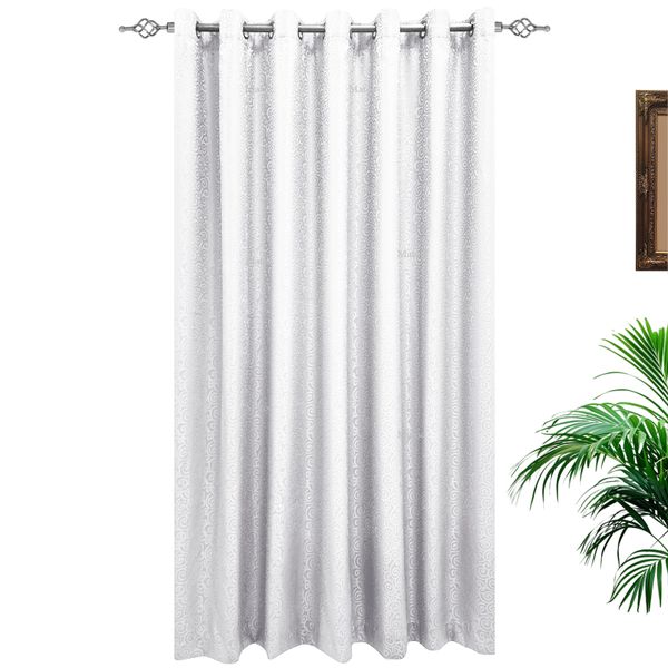 Matoc Designs Curtain - Twirl White - Lined - Eyelet